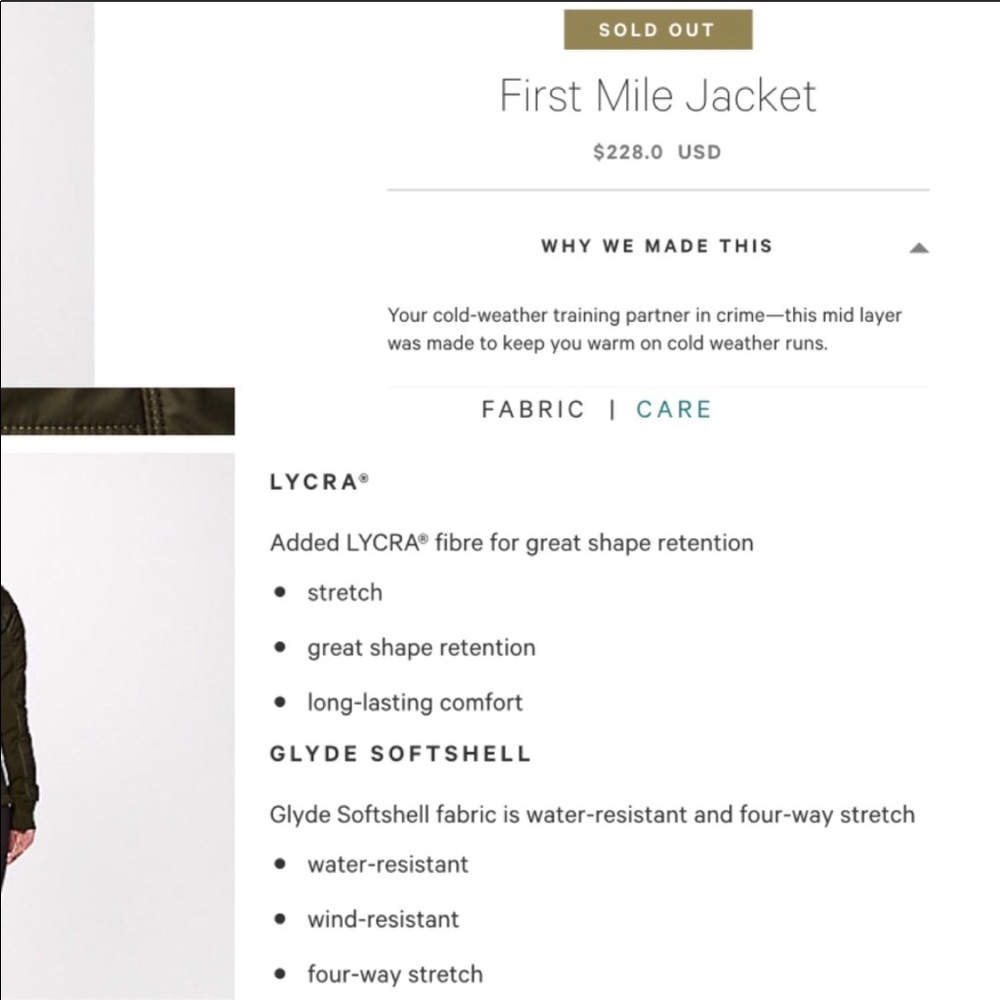 Sold NWT First Mile Jacket - Picture 2 of 2
